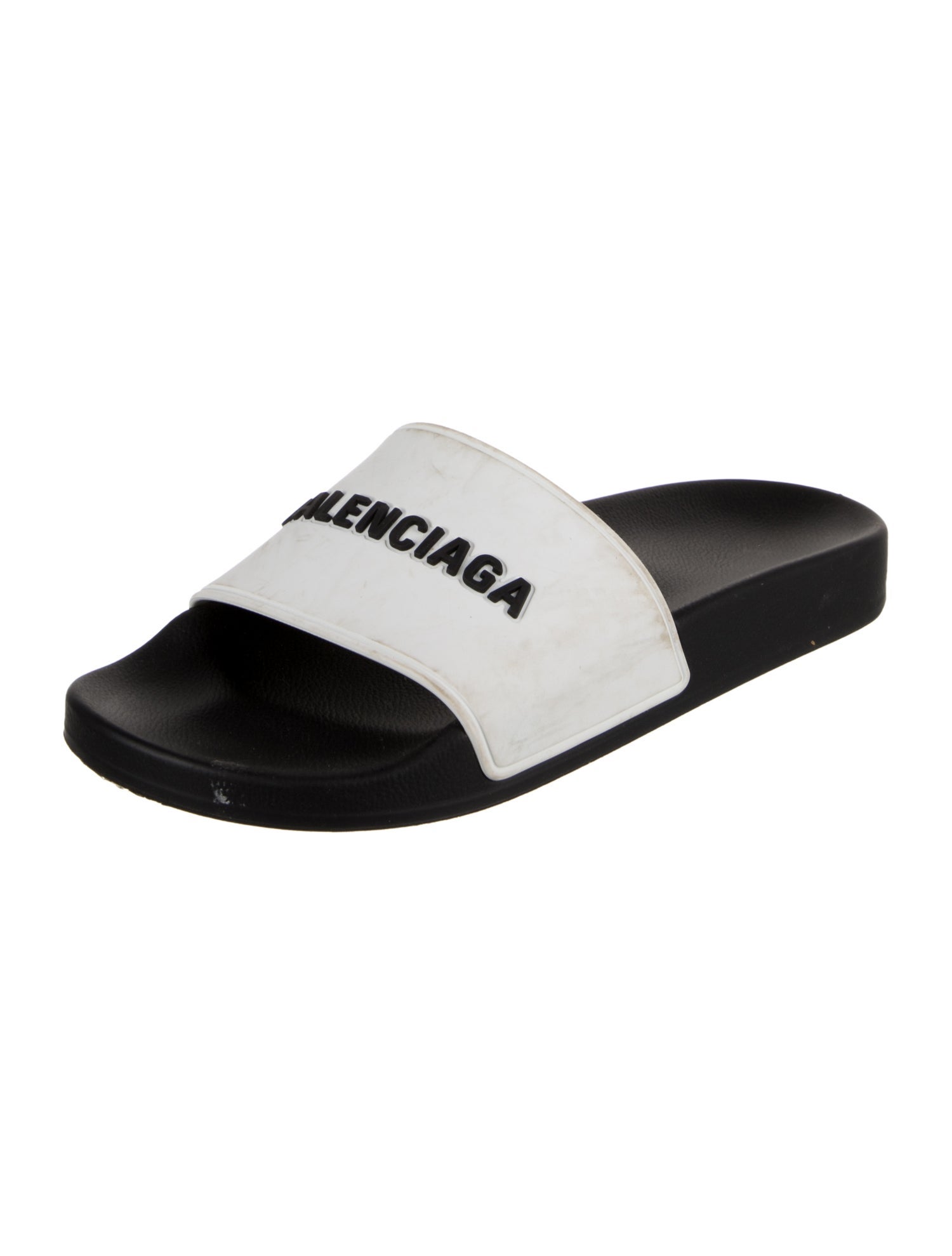 Balenciaga Rubber Printed Slides